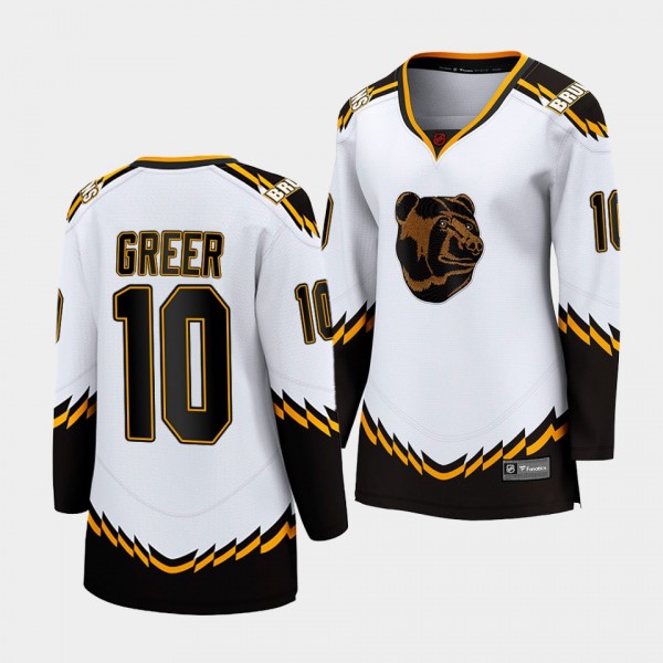 Bruins A.J. Greer 2022 Special Edition 2.0 White J...