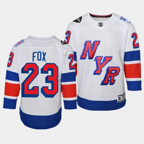Adam Fox New York Rangers Youth Jersey 2024 NHL St...