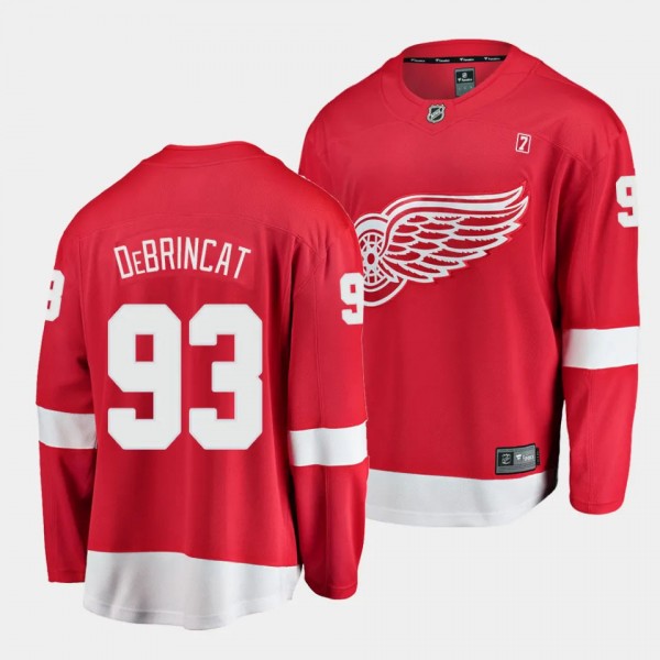 Alex DeBrincat Detroit Red Wings Home Red #93 Brea...