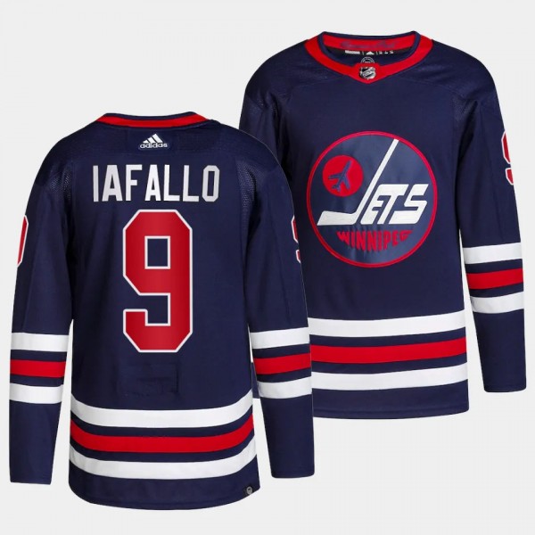 Alex Iafallo Winnipeg Jets Alternate Navy #9 Authe...