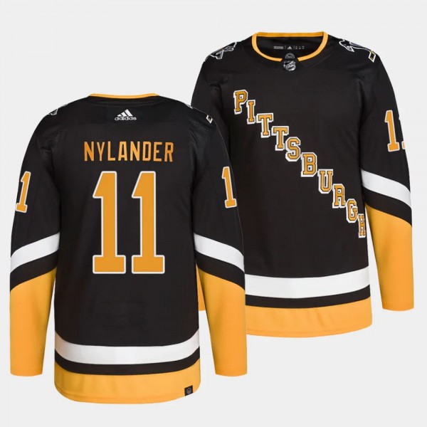 Alex Nylander Pittsburgh Penguins Alternate Black ...
