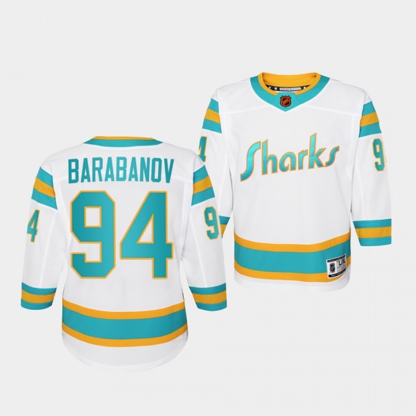 Alexander Barabanov San Jose Sharks Youth Jersey 2...