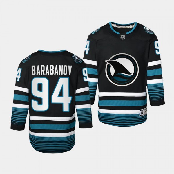 San Jose Sharks #94 Alexander Barabanov 2023-24 Ca...