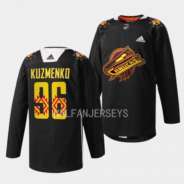 Andrei Kuzmenko #96 Vancouver Canucks 2023 First N...
