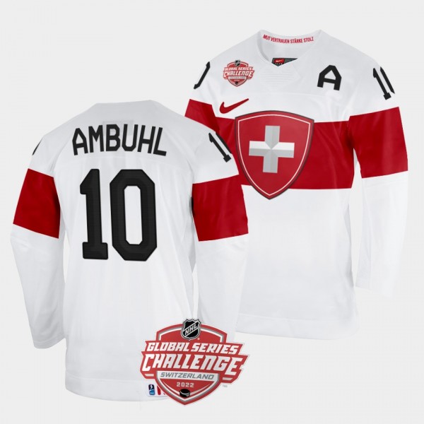 Switzerland 2022 NHL Global Series Andres Ambuhl #...