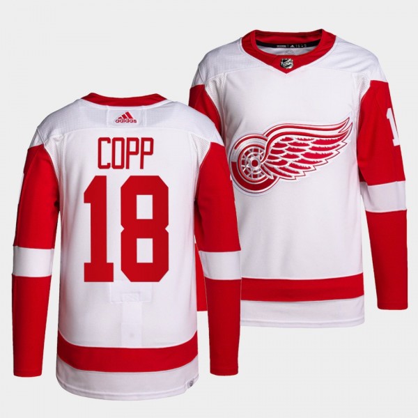 Andrew Copp Red Wings 2022 Primegreen Authentic Wh...