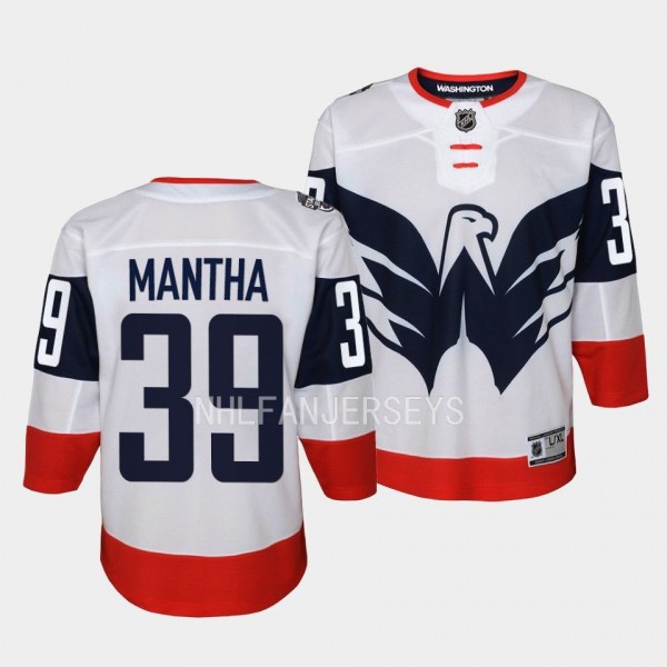 Washington Capitals #39 Anthony Mantha 2023 NHL Stadium Series Player White Youth Jersey