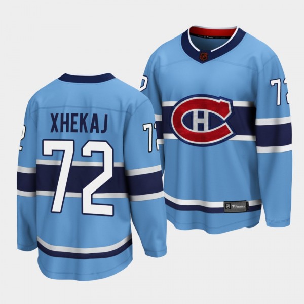 Arber Xhekaj Montreal Canadiens Special Edition 2.0 2022 Blue Jersey #72 Breakaway Player