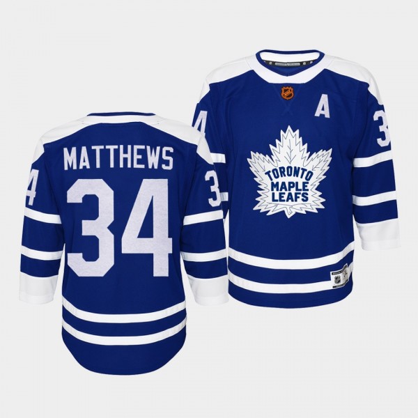 Youth Auston Matthews Maple Leafs Blue Special Edi...