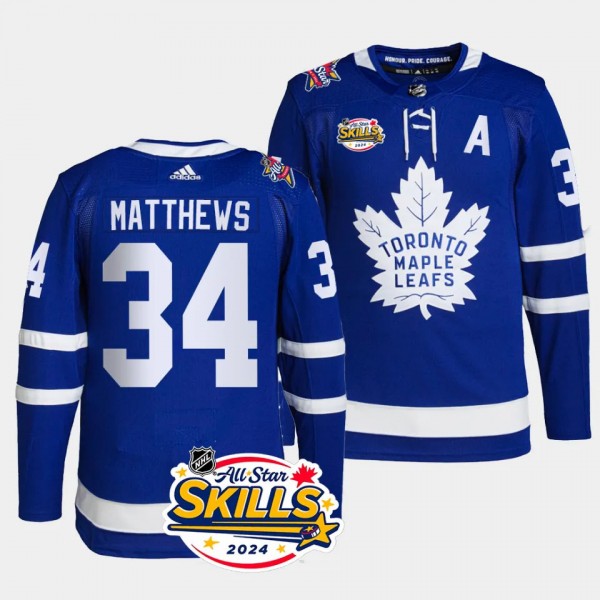 2024 NHL All-Star Skills Auston Matthews Toronto M...