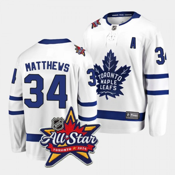 Toronto Maple Leafs Auston Matthews 2024 NHL All-S...