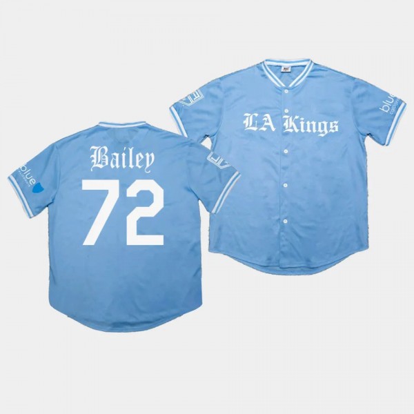 Bailey Los Angeles Kings 2023 Dodgers Night Blue Jersey #72 Baseball