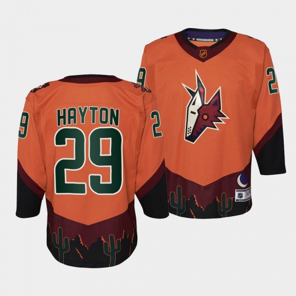 Youth Barrett Hayton Coyotes Orange Special Edition 2.0 Jersey