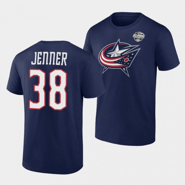 Boone Jenner 2022 NHL Global Series Columbus Blue ...
