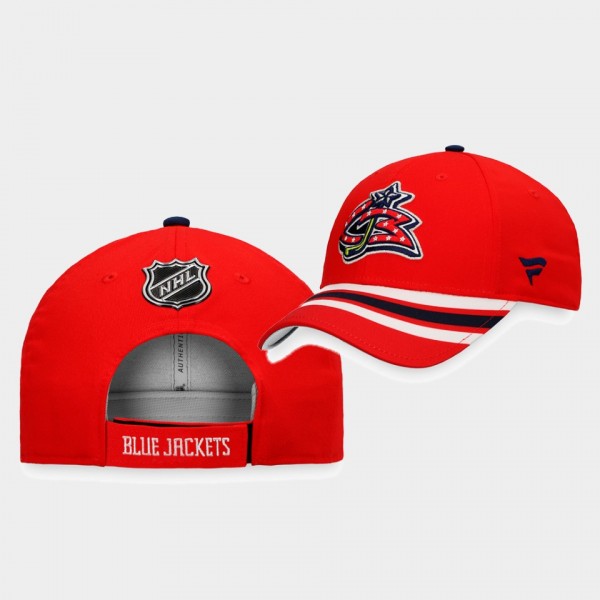 Columbus Blue Jackets 2021 Special Edition Red Adj...