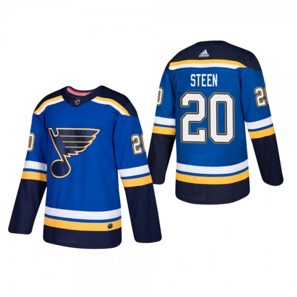 Men's St. Louis Blues Alexander Steen #20 Home Blu...
