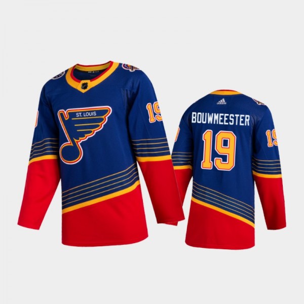 St. Louis Blues Jay Bouwmeester #19 2020 Season Re...