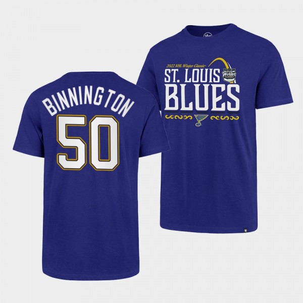 Jordan Binnington #50 St. Louis Blues 2022 Winter ...