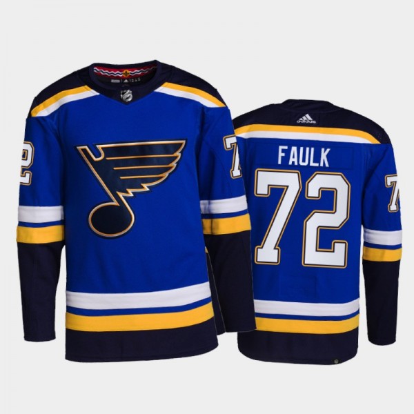 Justin Faulk St. Louis Blues Home Jersey 2021-22 B...