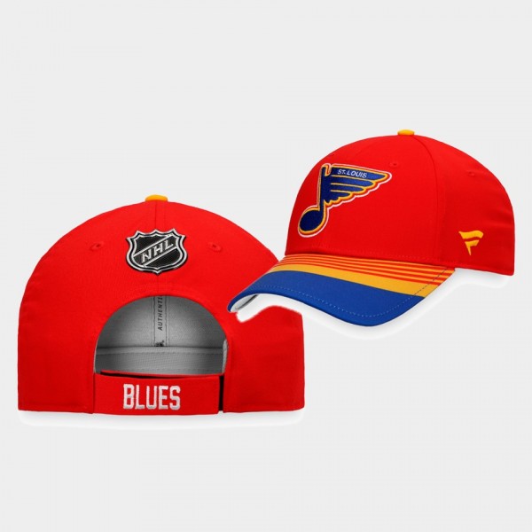 St. Louis Blues 2021 Special Edition Red Adjustabl...