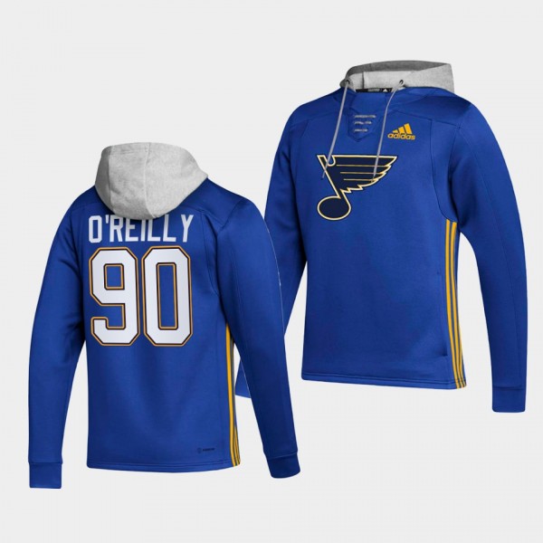 St. Louis Blues Ryan O'Reilly Skate Blue Lace-up H...