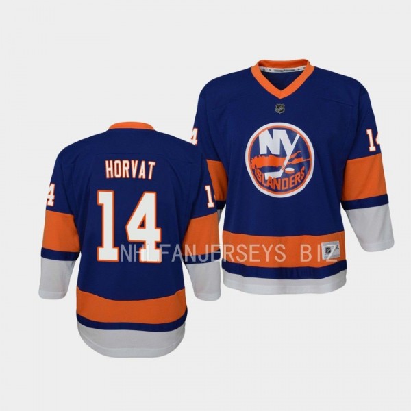New York Islanders #14 Bo Horvat Home Replica Roya...