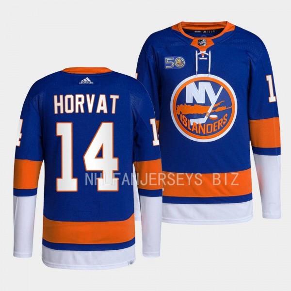 Bo Horvat New York Islanders Primegreen Authentic Royal #14 Home Jersey Men's