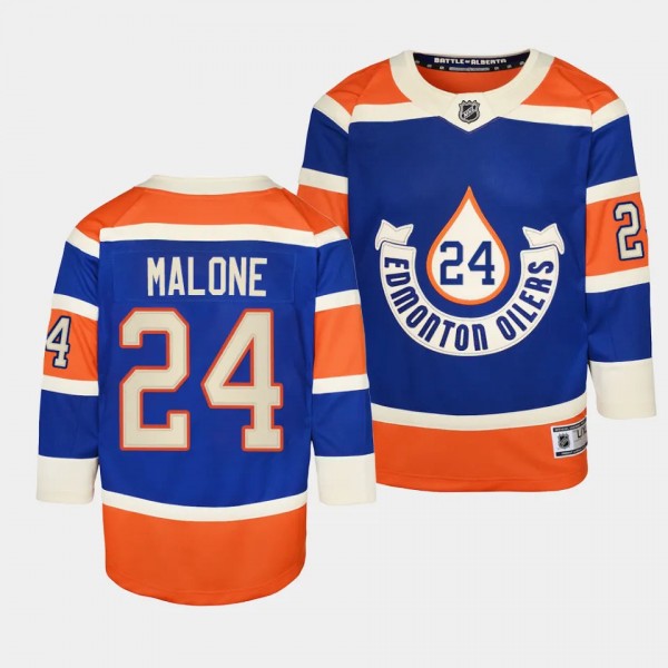 Edmonton Oilers #24 Brad Malone 2023 NHL Heritage ...