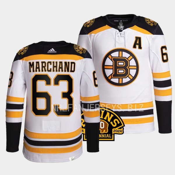Boston Bruins 2023-24 100th Centennial Brad Marcha...