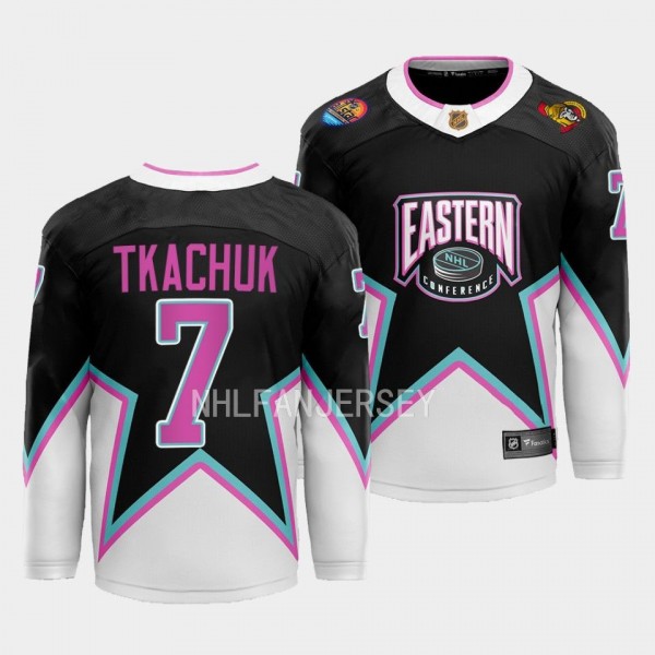 Ottawa Senators Brady Tkachuk 2023 NHL All-Star Black Eastern Conference Jersey Men's