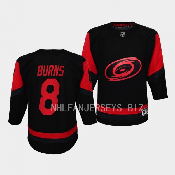 Carolina Hurricanes #8 Brent Burns 2023 NHL Stadium Series Player Black Youth Jersey