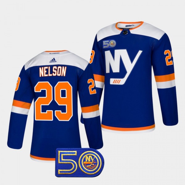 New York Islanders Brock Nelson 50th Anniversary #...