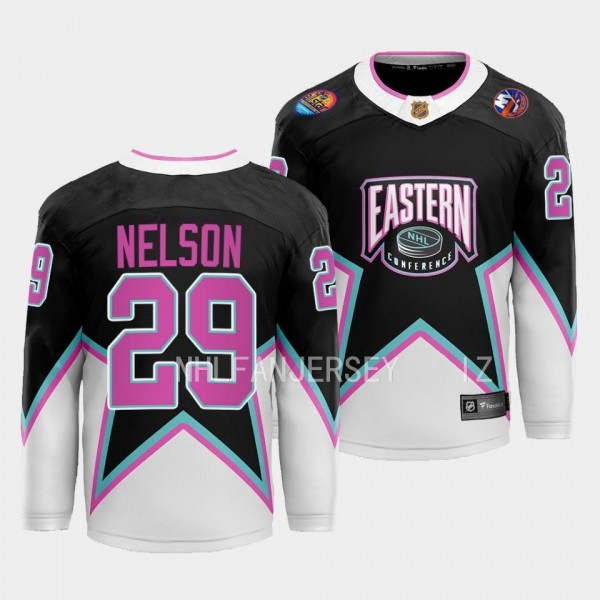 New York Islanders Brock Nelson 2023 NHL All-Star Black Eastern Conference Jersey Men's