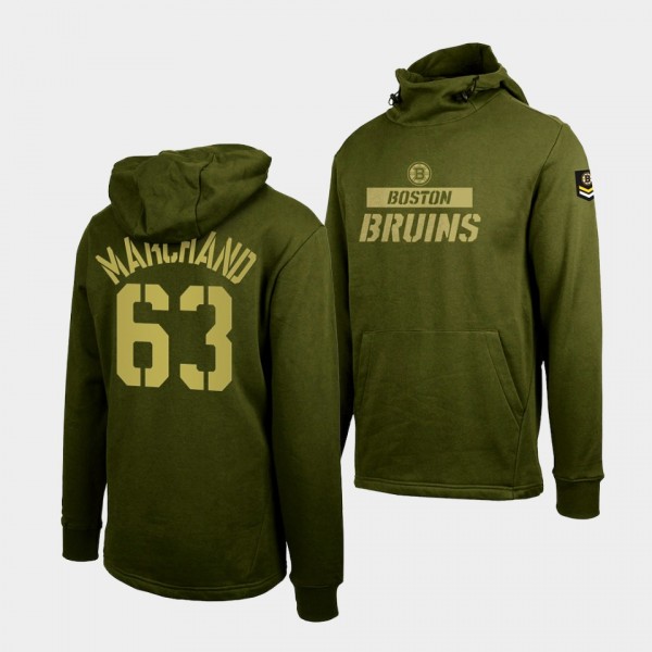Brad Marchand Boston Bruins Thrive Olive Levelwear...