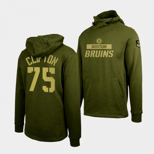Connor Clifton Boston Bruins Thrive Olive Levelwea...