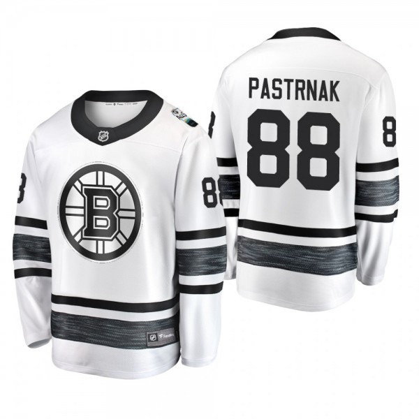 Boston Bruins David Pastrnak #88 2019 NHL All-Star Replica Player White Jersey