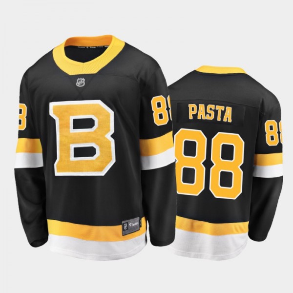 Boston Bruins David Pastrnak #88 Nickname Black Al...