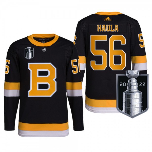 Bruins Erik Haula 2022 Stanley Cup Playoffs Black Jersey
