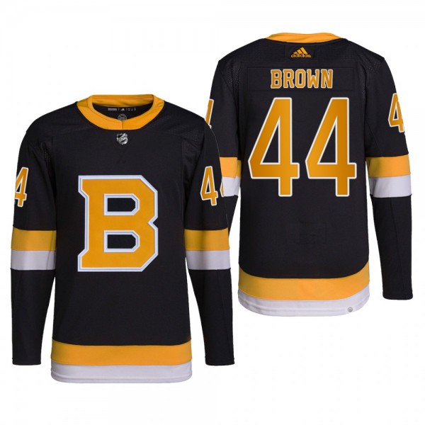 Boston Bruins 2022 Alternate Jersey Josh Brown Bla...