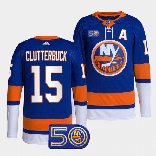 New York Islanders 50th Anniversary Cal Clutterbuc...