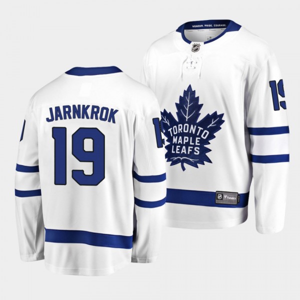 Calle Jarnkrok Toronto Maple Leafs 19 Away White B...