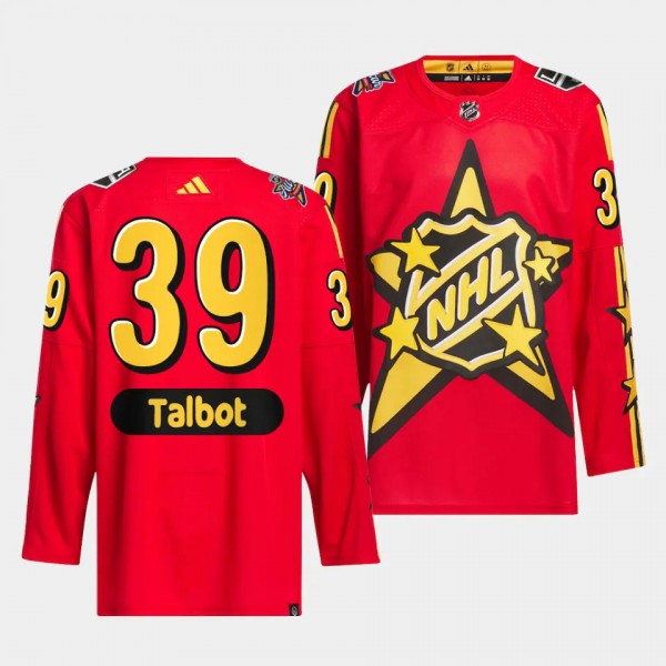2024 NHL All-Star Game Los Angeles Kings Cam Talbot #39 Red drew house Jersey