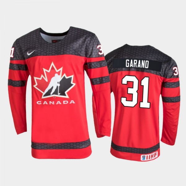 Canada Hockey Dylan Garand 2022 IIHF World Junior ...