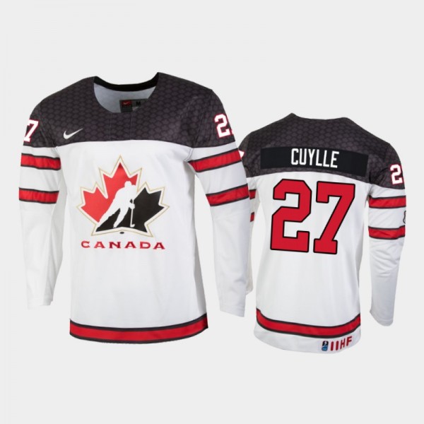 Will Cuylle Canada Hockey White Home Jersey 2022 I...