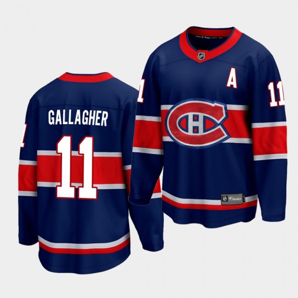 Brendan Gallagher Montreal Canadiens 2021 Special Edition Navy Men's Jersey