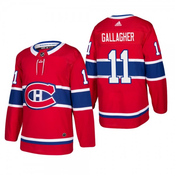 Men's Montreal Canadiens Brendan Gallagher #11 Hom...