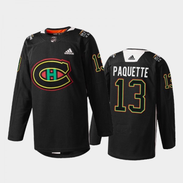 Cedric Paquette Montreal Canadiens Black History N...