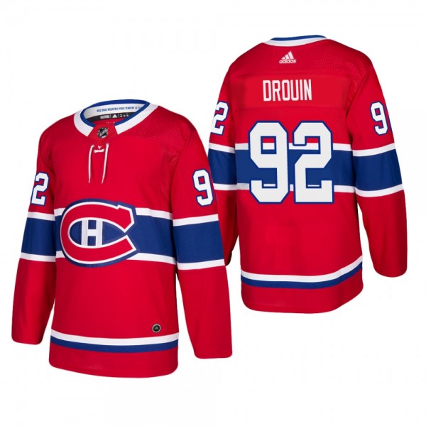 Men's Montreal Canadiens Jonathan Drouin #92 Home ...