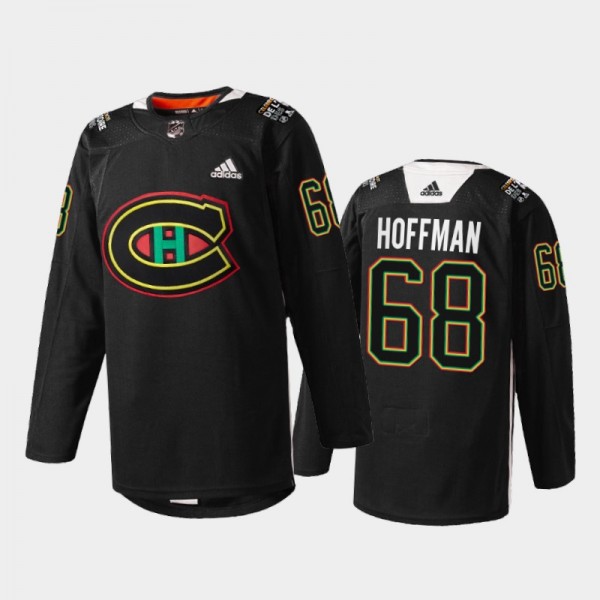 Mike Hoffman Montreal Canadiens Black History Nigh...