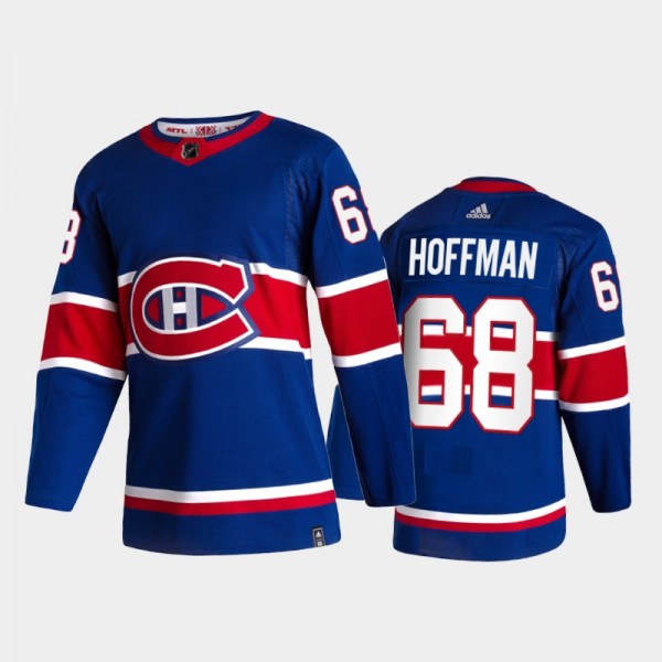 Montreal Canadiens Mike Hoffman #68 2021 Reverse R...